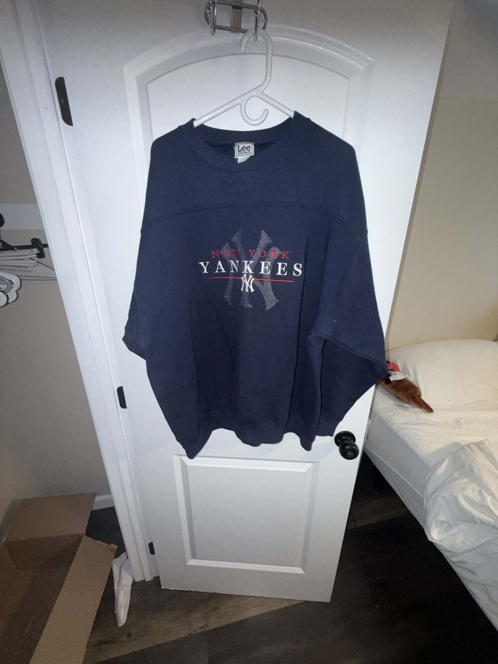 Lee Sport New York Yankees Sweatshirt Size XXL Navy Vintage MLB Crewneck